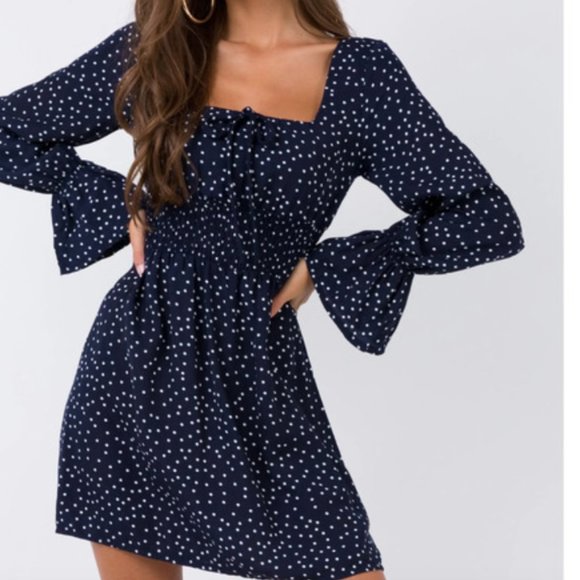 Princess Polly Short Polka Dot Dress - Picture 1 of 3